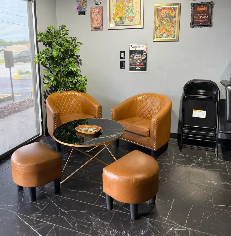 The waiting area inside T92
